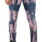 Dolce & Gabbana Blue Pink Tie Dye Cotton Skinny Denim Jeans