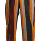 Dolce & Gabbana Multicolor Striped Cotton Tapered Trouser Pants