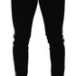 Dolce & Gabbana Black Cotton Stretch Skinny Corduroy Jeans