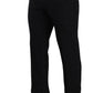 Dolce & Gabbana Black Wool Men Formal Trouser Dress Pants