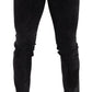 Dolce & Gabbana Black Cotton Stretch Skinny Denim Trouser Jeans