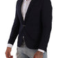 Domenico Tagliente Dark Blue Single Breasted Slim Fit Blazer