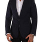 Dolce & Gabbana Dark Blue Single Breasted Coat MARTINI Blazer