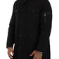 Dolce & Gabbana Black Denim Hooded Parka Coat Winter Jacket