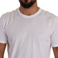 Dolce & Gabbana White Crewneck Short Sleeve Cotton T-shirt