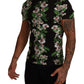 Dolce & Gabbana Black Floral Print Crewneck T-shirt