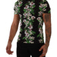 Dolce & Gabbana Black Floral Print Crewneck T-shirt