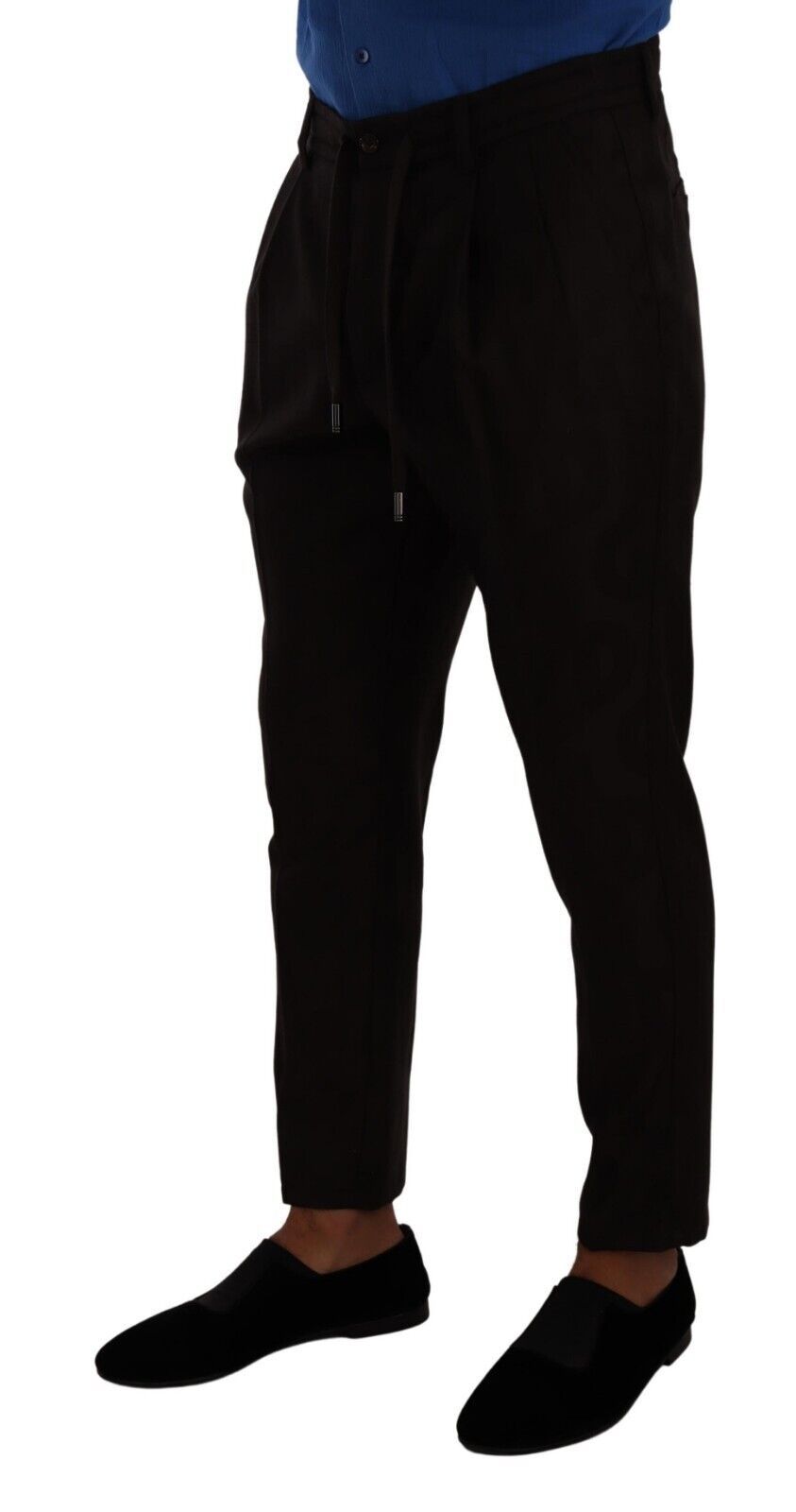 Dolce & Gabbana Bordeaux Wool Men Skinny Trouser Pants