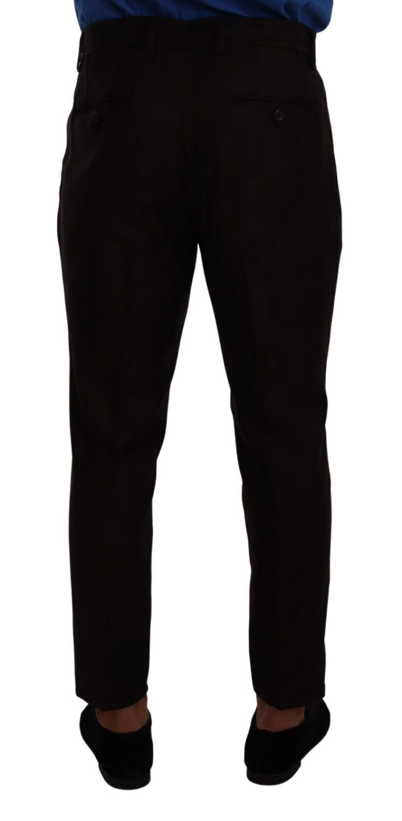 Dolce & Gabbana Bordeaux Wool Men Skinny Trouser Pants