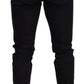 Dolce & Gabbana Blue Cotton Stretch Skinny Denim Jeans