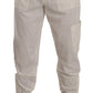 Dolce & Gabbana Off White Cotton Corduroy Cargo Pants