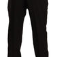 Dolce & Gabbana Brown Wool Skinny Formal Dress Pants