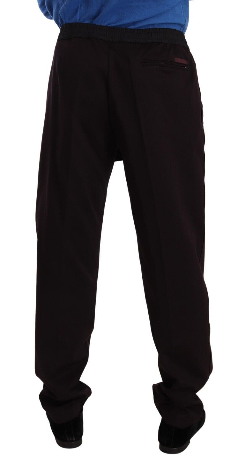 Dolce & Gabbana Bordeaux Cotton Mens Skinny Trouser Pants