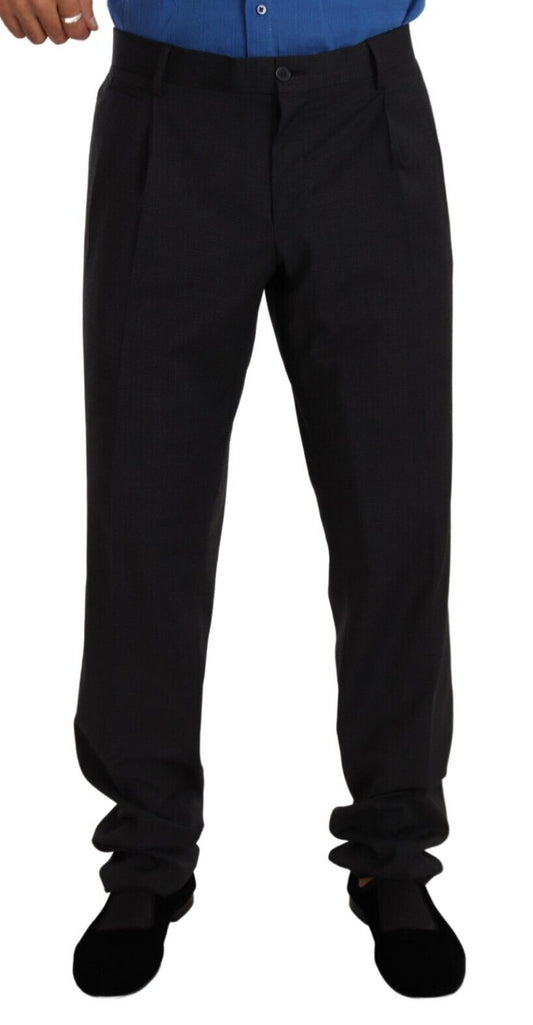 Dolce & Gabbana Gray Dress Trouser VENTANNI Dress Pants