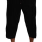 Dolce & Gabbana Black Cotton Torero Sweatpants Shorts Pants