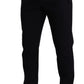 Dolce & Gabbana Blue Cotton Stretch Jogging Trouser Pants