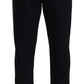 Dolce & Gabbana Blue Cotton Stretch Jogging Trouser Pants