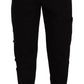 Dolce & Gabbana Black Cotton Stretch Tapered Cargo Pants