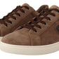 Dolce & Gabbana Brown Suede Leather Sneakers Shoes