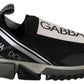 Dolce & Gabbana Black White SORRENTO Sport Stretch Sneakers