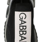 Dolce & Gabbana Black White SORRENTO Sport Stretch Sneakers