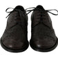 Dolce & Gabbana Brown Leather Wingtip Derby Formal Shoes