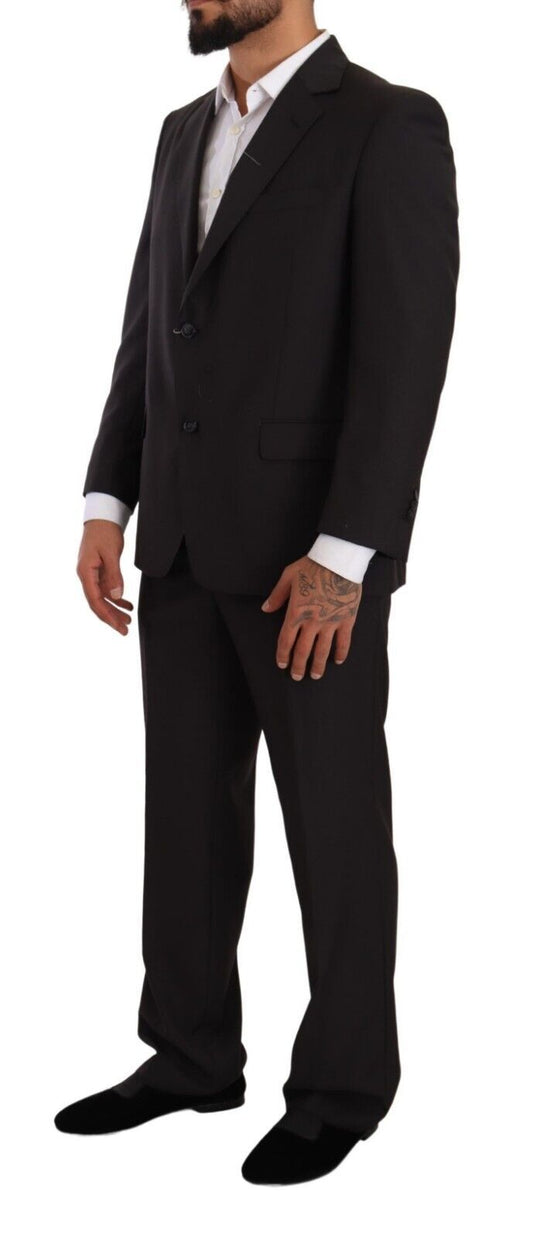 Domenico Tagliente Gray Single Breasted Suit