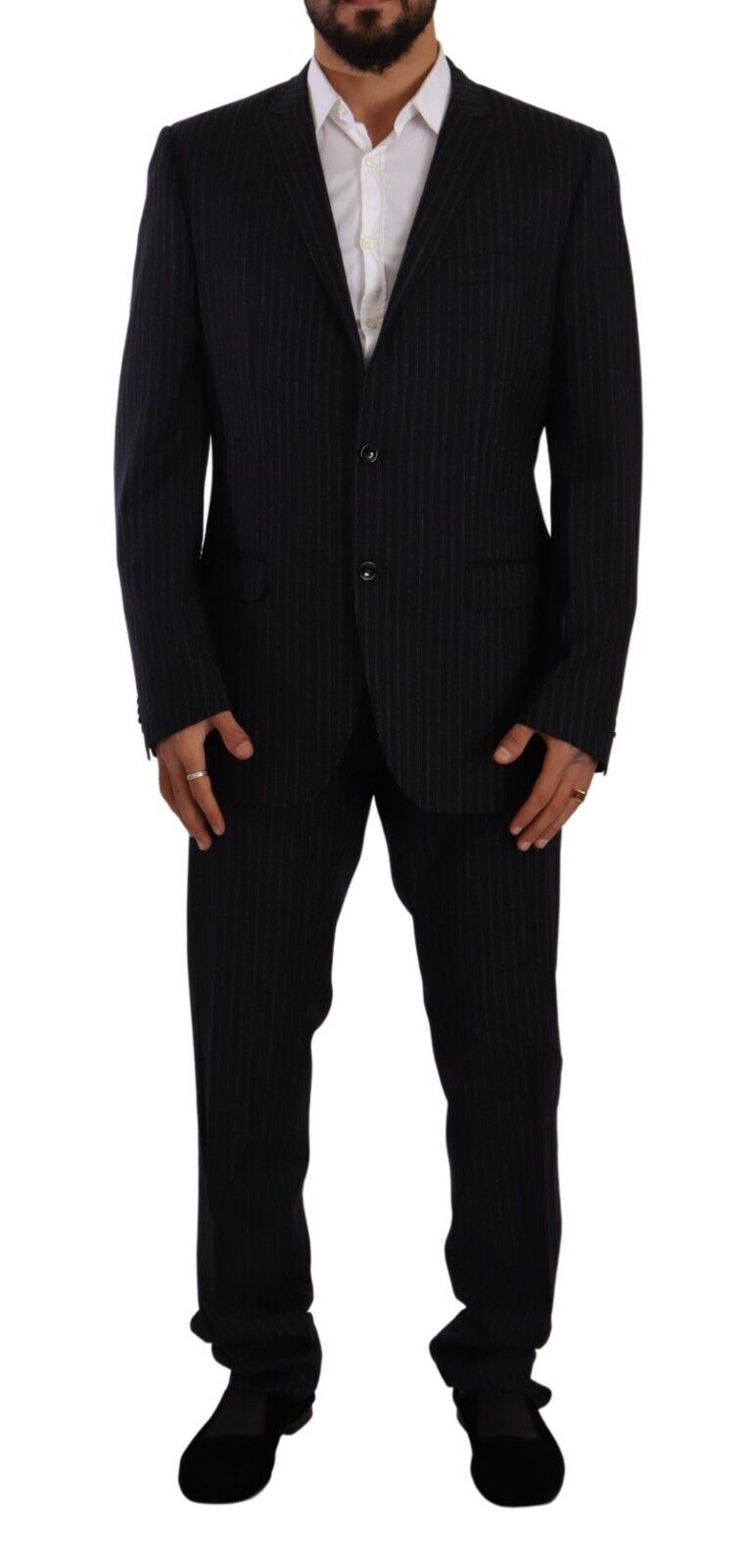 Domenico Tagliente Gray Single Breasted Suit