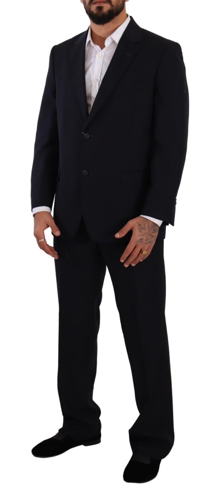 Domenico Tagliente Blue Single Breasted Suit