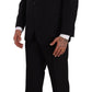 Domenico Tagliente Black Single Breasted Suit