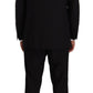 Domenico Tagliente Black Single Breasted Suit