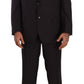 Domenico Tagliente Gray Single Breasted Suit