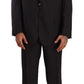 Domenico Tagliente Gray Single Breasted Suit