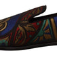 Dolce & Gabbana Multicolor Jacquard Crown Slippers Loafers Shoes