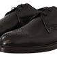 Dolce & Gabbana Black Leather Dress Formal Derby Shoes