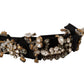 Dolce & Gabbana Clear Crystal Embellished Silk Fiocco Diadem Headband