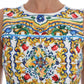 Dolce & Gabbana Majolica Print Midi Sheath Dress