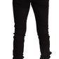 Dolce & Gabbana Black Cotton Stretch Slim Fit Skinny Pants