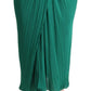 Dolce & Gabbana Dark Green High Waist Midi Pencil Cut Pleated Skirt