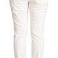 Dolce & Gabbana White Cotton Skinny Denim Women Pretty Jeans