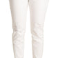 Dolce & Gabbana White Cotton Skinny Denim Women Pretty Jeans