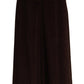 Dolce & Gabbana Bordeaux Corduroy Cotton Trouser Wide Leg Pants