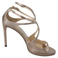 Jimmy Choo Ballet Pink Leather Lance Sandals