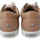 Jimmy Choo Powder Pink Leather Cash Sneakers