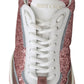 Jimmy Choo Pink Candyfloss Leather Raine Sneakers