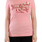 Dolce & Gabbana Pink Cotton Short Sleeves Crewneck T-shirt Top