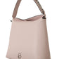 Karl Lagerfeld Light Pink Mauve Leather Shoulder Bag