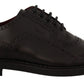 Dolce & Gabbana Purple Leather Oxford Wingtip Formal Shoes