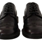 Dolce & Gabbana Purple Leather Oxford Wingtip Formal Shoes