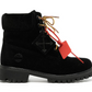 Off-White Black Leather Iconic Designer Boots